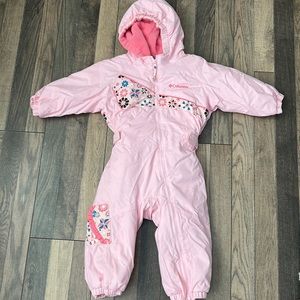 Toddler girl snow outfit